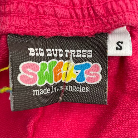 Big Bud Press Hot Pink Sweat Shorts Size S - Picture 9 of 11
